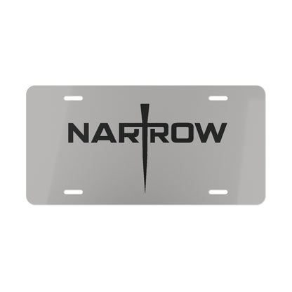 Metal Vanity Plate — NARROW