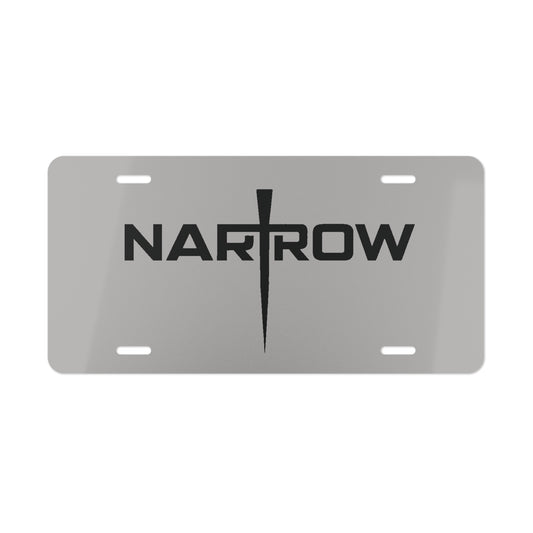 Metal Vanity Plate — NARROW
