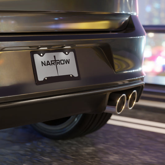 Metal Vanity Plate — NARROW